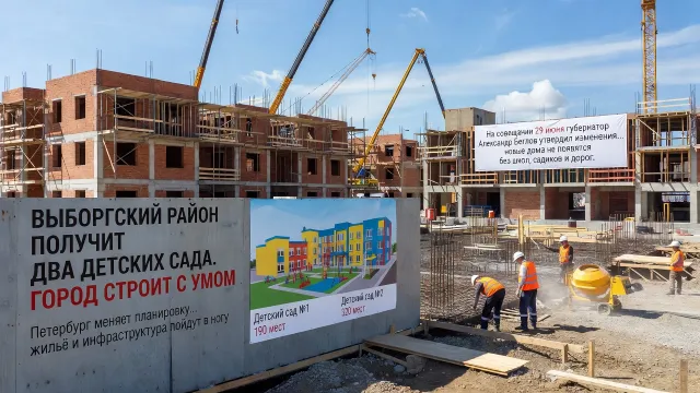 Выборгский район получит два детских сада. Город строит с умом